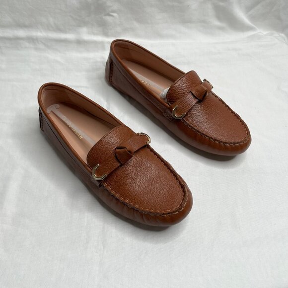 Cole Haan Evelyn Bow Driver Shoes Womens Loafers 7.5 B pecan brown - Picture 4 of 8